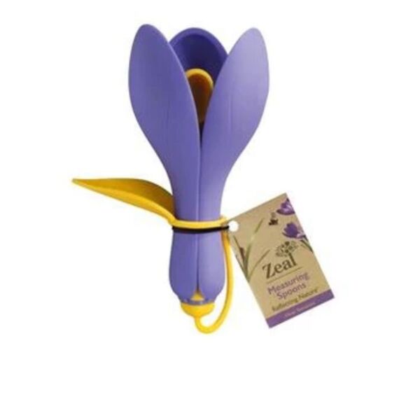Zeal Tulip Crocus Silicone Measuring Spoon Set - Picture 2 of 8